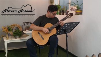 اجرای گیتار کلاسیک Waltz Español اثر ژوزه فرر | طاها شیربان‌شاهی | گیتاریست جلد ۴