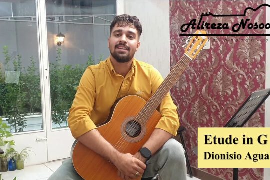 اجرای Etude in G اثر دیونیزیو آگوادو توسط محمد قائدی | گیتاریست جلد ۴